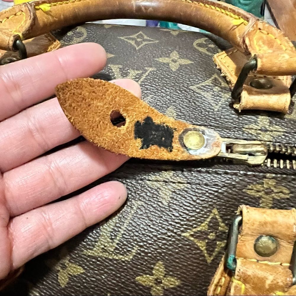 LOUIS VUITTON SPEEDY 40 Vintage February “87 Made in France 100% authentic! gUC - Picture 12 of 12